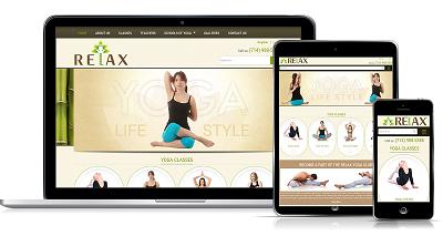 thiết kế web mẫu yoga #00053