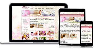 thiết kế web mẫu tiệm nail spa yoga #00043